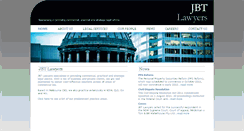 Desktop Screenshot of jbtlawyers.com.au